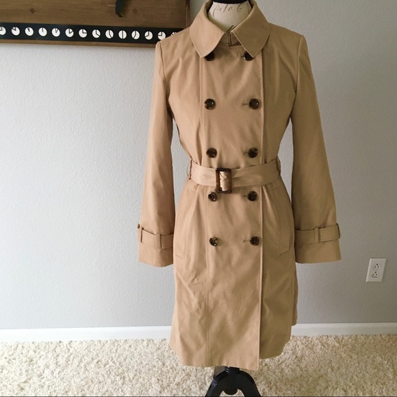 calvin klein beige trench coat